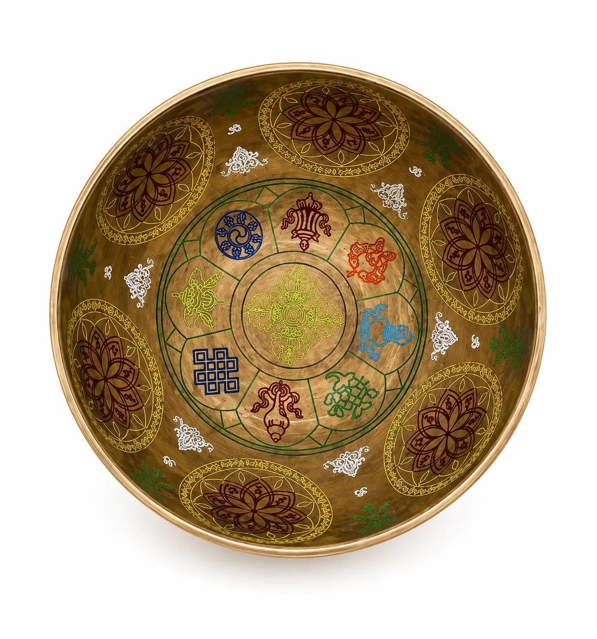 Handmade Fine Engraving Coloured Bowl