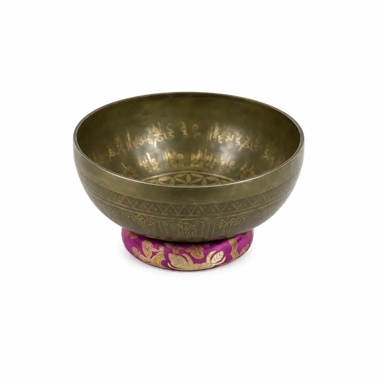 Handmade Golden Figure Bowl