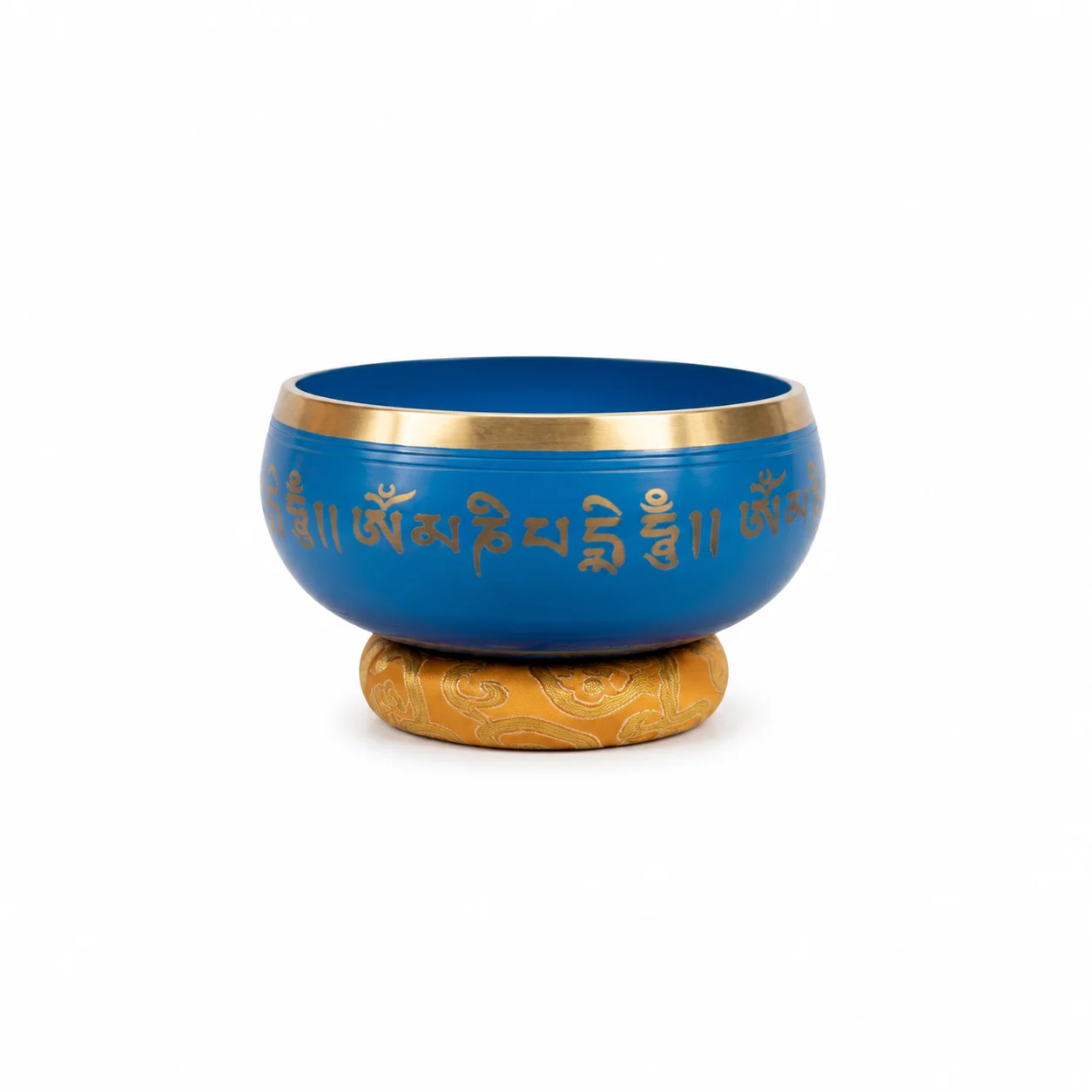 Machine Made Blue Singing Bowl