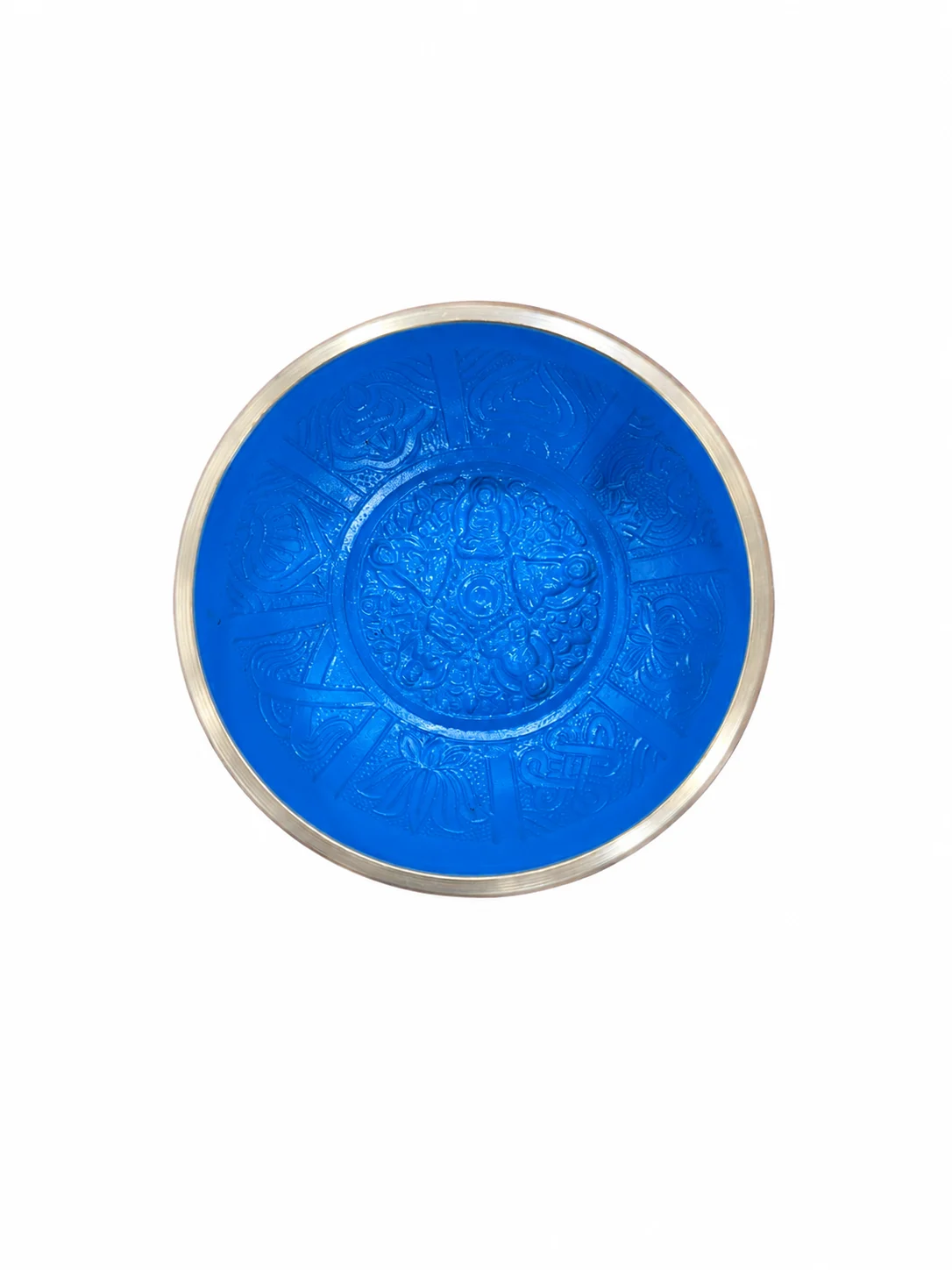 Machine Made Blue Singing Bowl — view 2