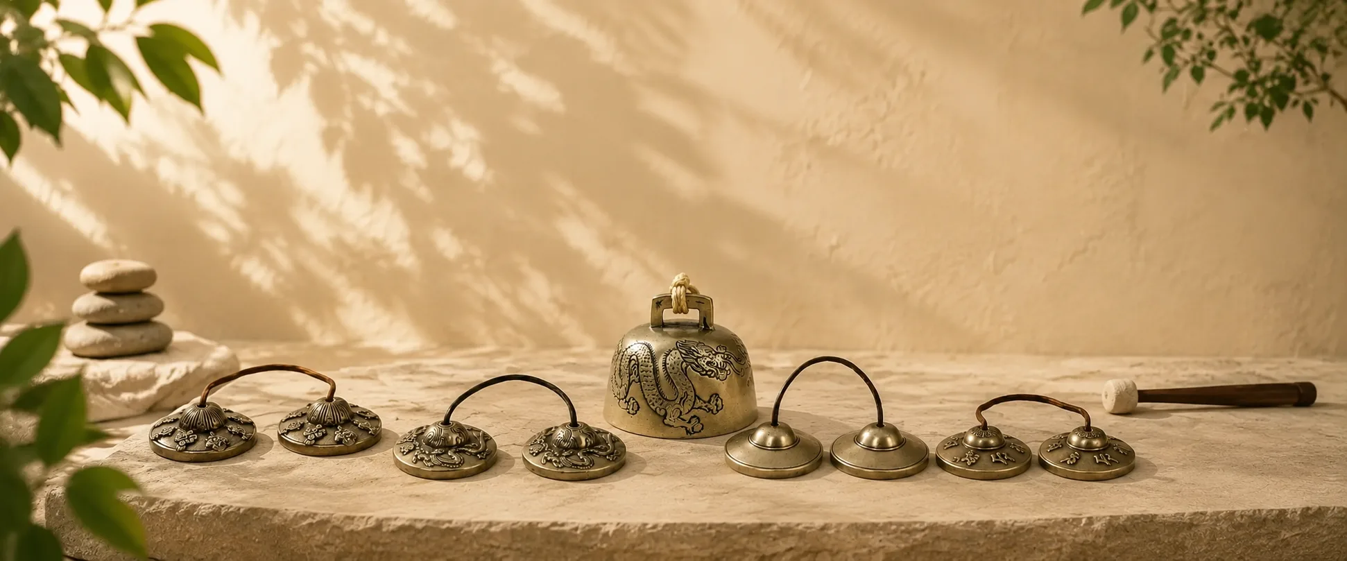 Authentic Handcrafted Tingsha — The Singing Bowl Center